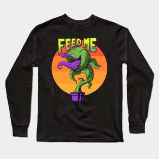 Feed me - 80s Movie Long Sleeve T-Shirt